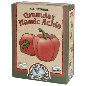 Down to Earth Organic Granular Humic Acids Fertilizer Mix, 5 lb