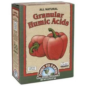 Down to Earth Organic Granular Humic Acids Fertilizer Mix, 5 lb