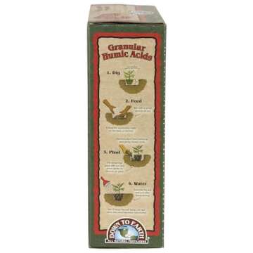 Down to Earth Organic Granular Humic Acids Fertilizer Mix, 5 lb
