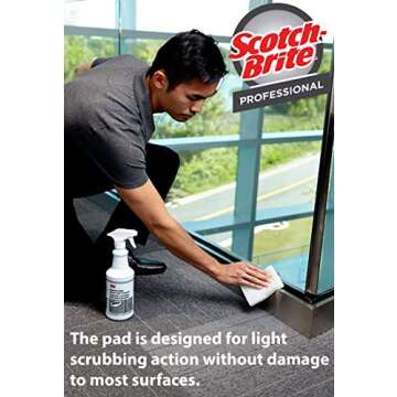 Scotch-Brite Light Duty Scrubbing Pad 9030, 3.5 in x 5 in, 40/Case