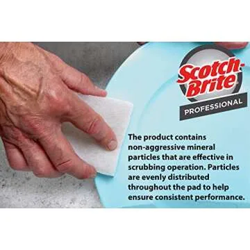 Scotch-Brite Light Duty Scrubbing Pad 9030, 3.5 in x 5 in, 40/Case