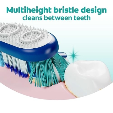 Colgate 360 Whole Mouth Clean Toothbrush 4 Pack for Adults