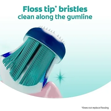 Colgate 360 Whole Mouth Clean Toothbrush 4 Pack for Adults