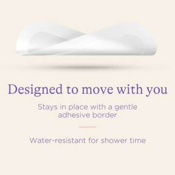 Lansinoh C-Section Recovery Pads, Postpartum C Section Essentials, 4 Sterilized Pads Provide Cooling Relief to Scar Area, C Section Recovery Must Haves, Great for Baby Registry