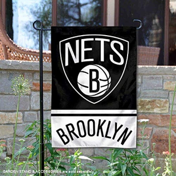 Shop Brooklyn Nets Double Sided Garden Flag for Fans