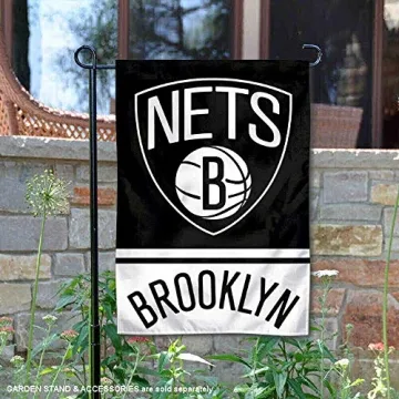 Shop Brooklyn Nets Double Sided Garden Flag for Fans