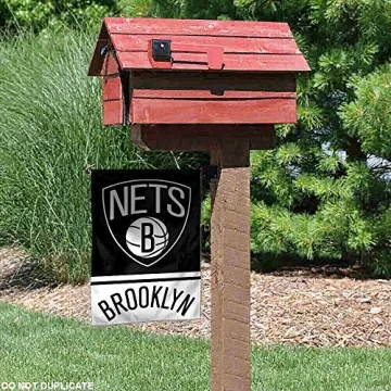 Shop Brooklyn Nets Double Sided Garden Flag for Fans