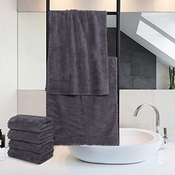 MOONQUEEN Quick Dry Microfiber Hand Towels for Home