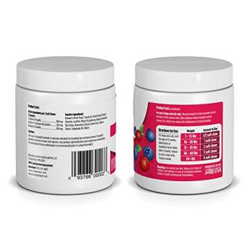 Solid Gold Cranberry Supplement for Dogs & Cats for Urinary Tract Health - Berry Balance Chews UTI +...