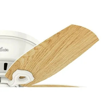 Hunter Ceiling Fan 42" LED Light Snow White Style