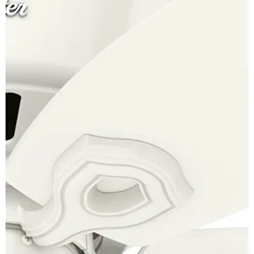 Hunter Ceiling Fan 42" LED Light Snow White Style