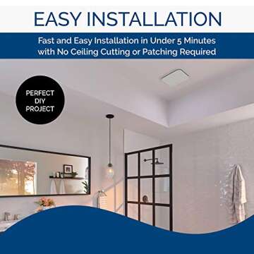 Broan-NuTone Universal CleanCover White Bathroom Fan Grille