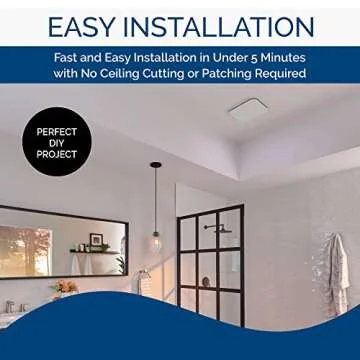 Broan-NuTone Universal CleanCover White Bathroom Fan Grille