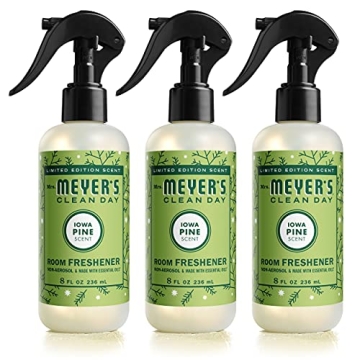 MRS. MEYER'S CLEAN DAY Room and Air Freshener Spray, Non-Aerosol Spray Bottle Infused with Essential...