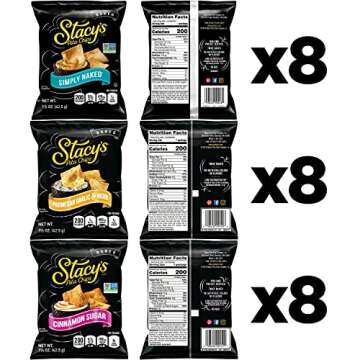 Stacy's Pita Chips Variety Pack, 1.5 Ounce (Pack of 24)