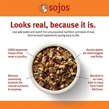 Sojos Complete Beef Recipe Dehydrated Dog Food, 7 lb - Healthy Dogs