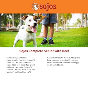 Sojos Complete Beef Recipe Dehydrated Dog Food, 7 lb - Healthy Dogs