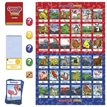 Hasbro Gaming Guess Who? Junior Board Game | Guess Who? Game for Younger Kids | Ages 3 and Up | 2 to...