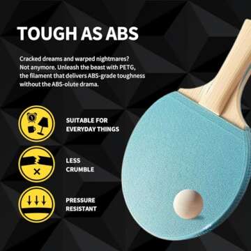 OVERTURE 1.75mm PETG Filament - High Precision for 3D Printing