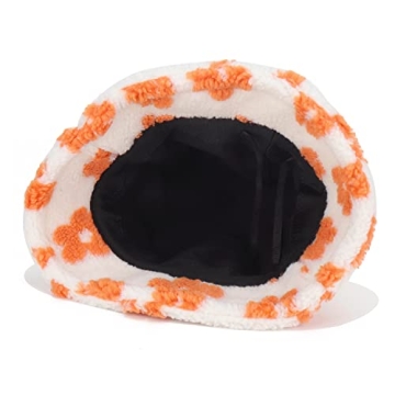 Stylish Warm Plush Bucket Hat for Winter Fashion