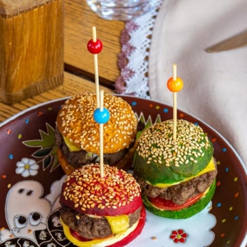 Minisland Sky Blue Pearl Cocktail Picks for Events