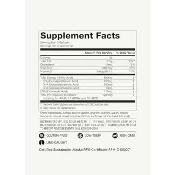 Dutch Harbor Omega 3 Fish Oil Supplement - Wild Alaskan Cod Liver Oil - 120 Softgels, Lemon Flavor - Includes Omega-3 Fatty Acids with DPA, DHA, & EPA