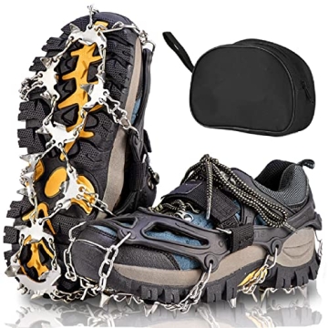 TIMINGILA 26 Spikes Crampons for Ice and Snow Safety
