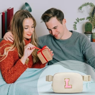 Trendy Gitus Belt Bag Fanny Pack with Initials for Teens