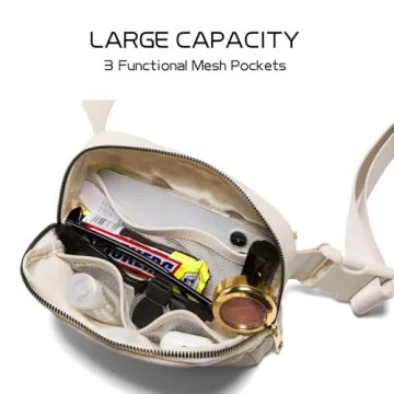 Trendy Gitus Belt Bag Fanny Pack with Initials for Teens