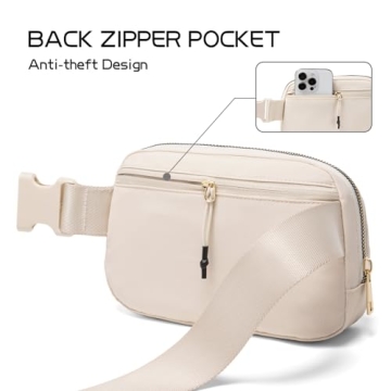 Trendy Gitus Belt Bag Fanny Pack with Initials for Teens