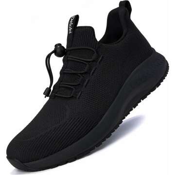 Non-Slip Waterproof Sneakers for Men - Breathable Kitchen Work Shoes