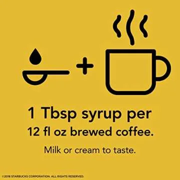 Starbucks Naturally Flavored Vanilla Coffee Syrup, 12.17 Fl Oz