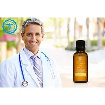 Advanced Trichology Vegetarian Liquid Vitamin D3-5000 iu High Absorption - 1000 iu per Drop - 6 Month Supply - Gluten Free 365 VIT D