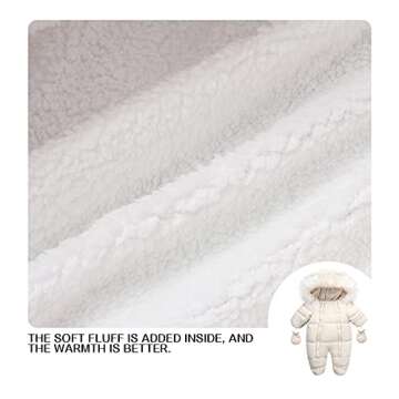 Tumaron Infant Snowsuit 12-18 Month Baby Girls' Outerwear Jackets & Coats Winter Clothes