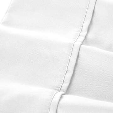 Modern Threads Soft Microfiber Solid Sheets - Luxurious Microfiber Bed Sheets - Includes Flat Sheet, Fitted Sheet with Deep Pockets, & Pillowcases White King