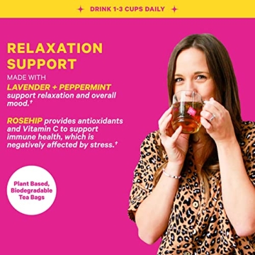 Organic Lavender Herbal Tea for Relaxation and Sleep