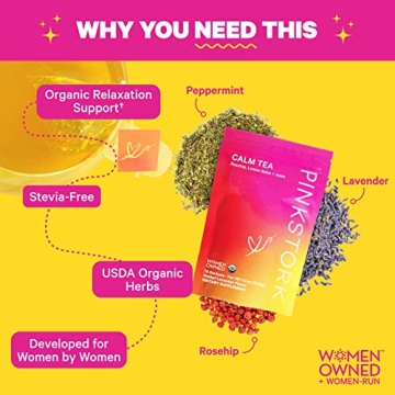 Organic Lavender Herbal Tea for Relaxation and Sleep