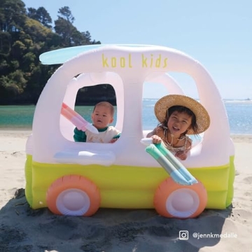 SUNNYLiFE Inflatable Ice Cream Van for Kids Fun