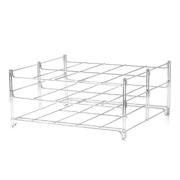 Nifty 3-in-1 Nickel Chrome Baking Rack Folds Flat