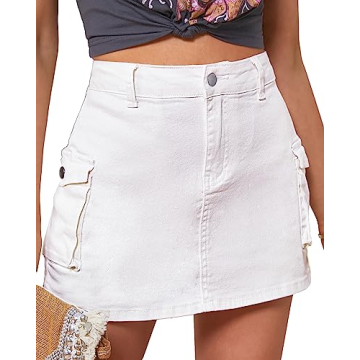 luvamia Y2K Cargo High Waisted Skorts for Women - Casual Summer Style