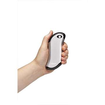Zippo Silver HeatBank 9s Rechargeable Hand Warmer