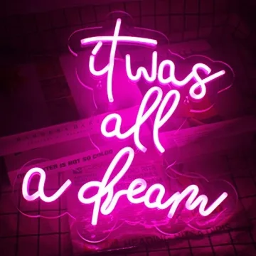 Pink Neon Light for Wall Decor - USB Powered LED Sign