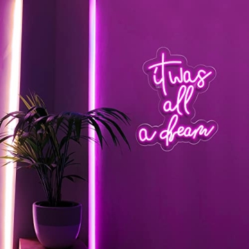 Pink Neon Light for Wall Decor - USB Powered LED Sign