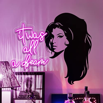 Pink Neon Light for Wall Decor - USB Powered LED Sign