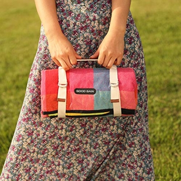 G GOOD GAIN Waterproof Picnic Blanket for Outdoor Fun