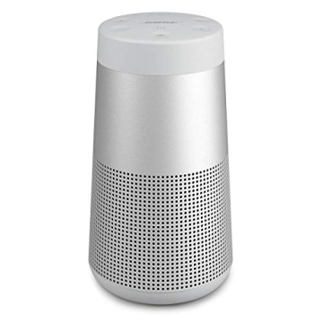Bose The SoundLink Revolve, The Portable Bluetooth Speaker with 360 Wireless Surround Sound, Lux Gray