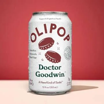 OLIPOP Doctor Goodwin Prebiotic Soda - Delicious & Healthy