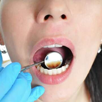 Lainrrew 5 Pcs Eyelash Extensions Mirrors, Detachable Mini Makeup Mirror Dental Mirror Inspection Mirror Stainless Steel Beauty Tools Lash Tools Dental Tool for Observing Eyelash Extensions Mouth