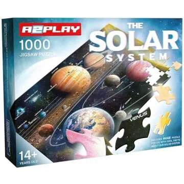 A2PLAY Solar System Puzzle: Engaging 1000-Piece Fun