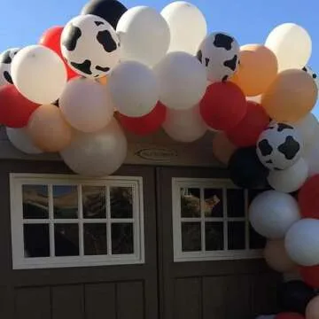GIHOO Cow Balloon Arch Kit for Kid's Birthday Parties